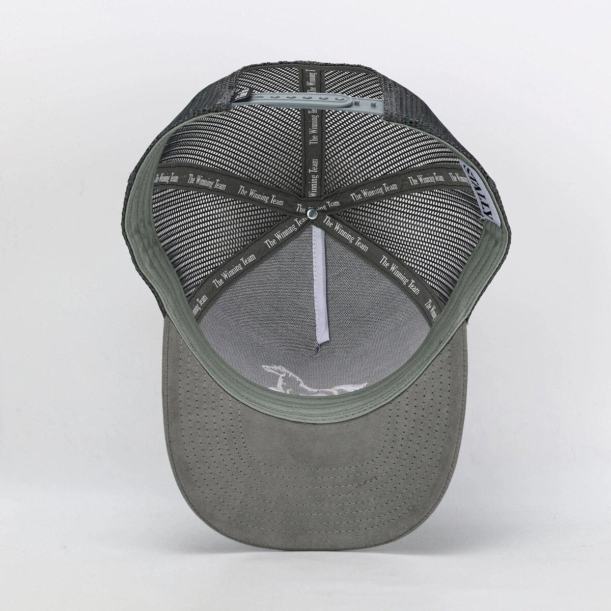 Charcoal Gray OG Stally Western Hat Back View Snapback