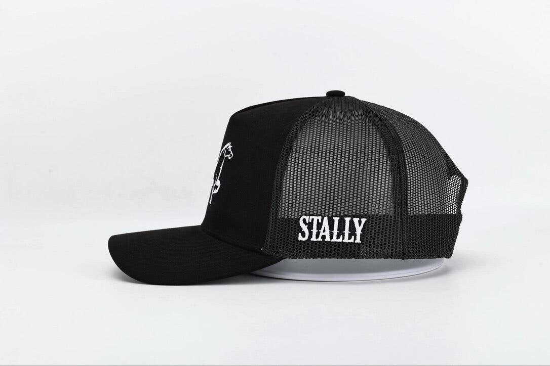 OG Stally Western Trucker Hat Side View with Mesh Back