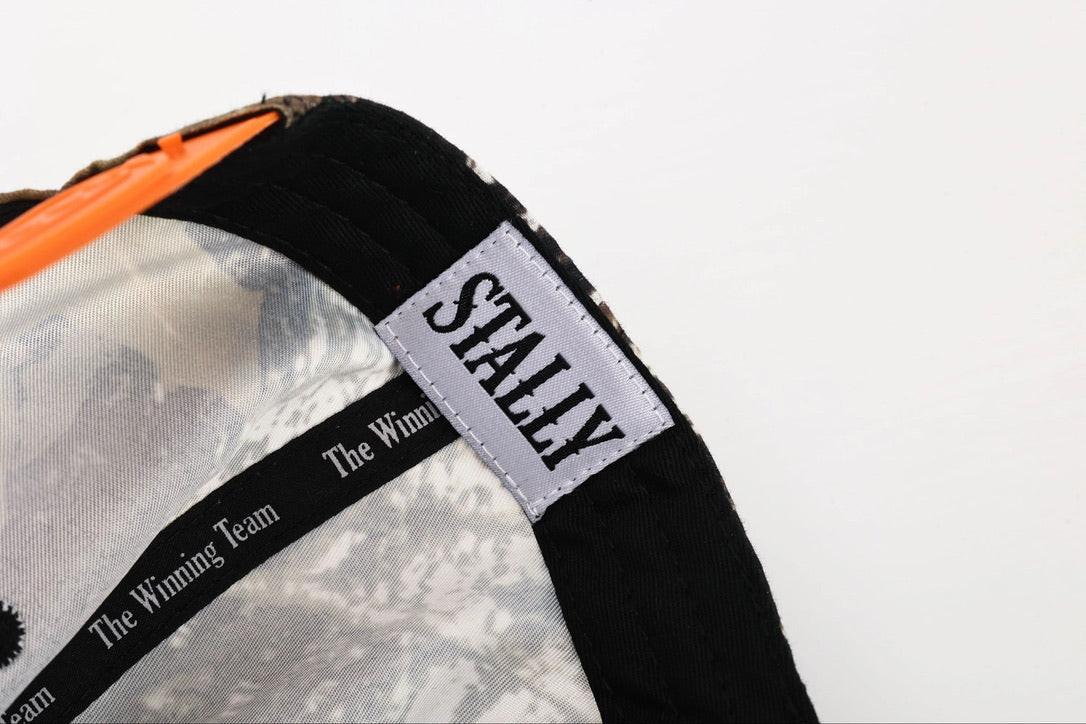 Camo Stally Brand Hat Tag View