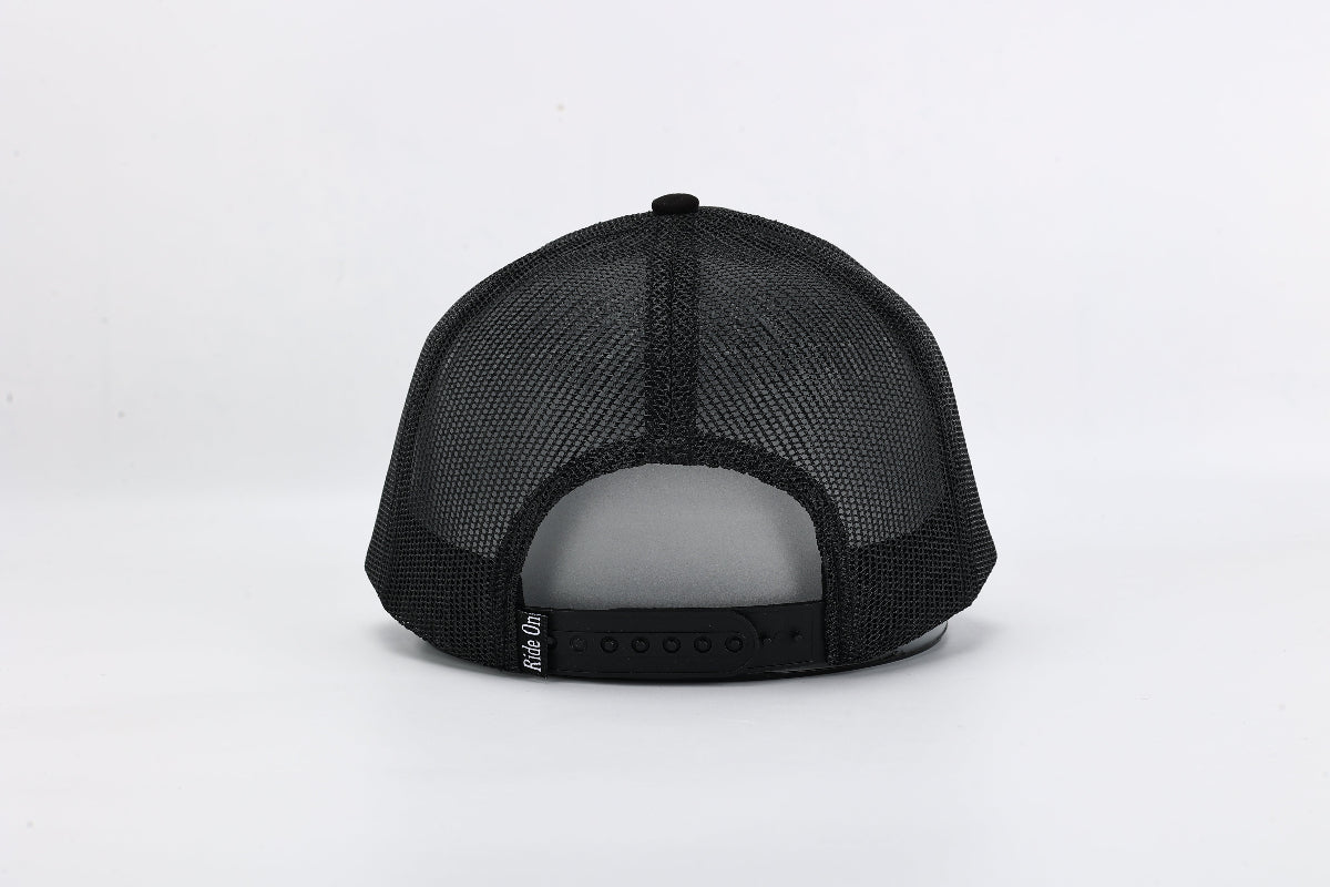 Stally Brand Trucker Hat Snapback Closure Detail