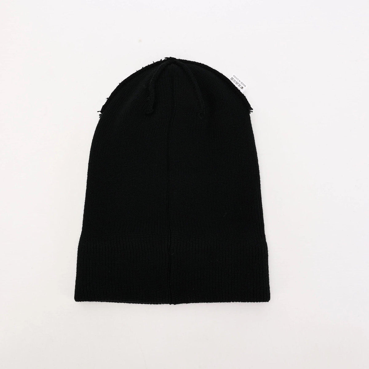 Stally Black Frontier Beanie Being Worn Outdoors