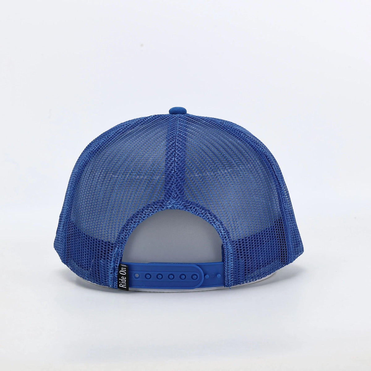 Royal Blue OG Stally Western Hat Back View with Snapback