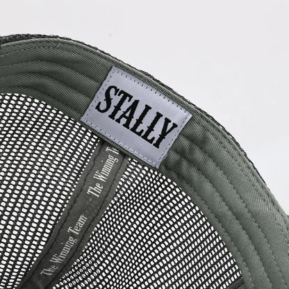 Stally OG Charcoal Trucker Hat Being Worn