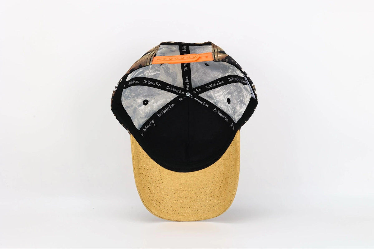 Camo Stally Western Hat Interior View with Branding