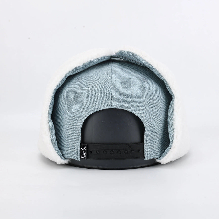 Stally Brand Western Winter Trapper Hat Back View