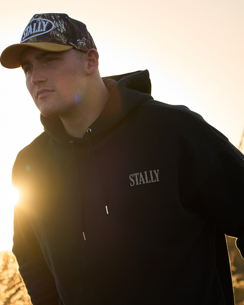 Draft Hoodie in Coal Black