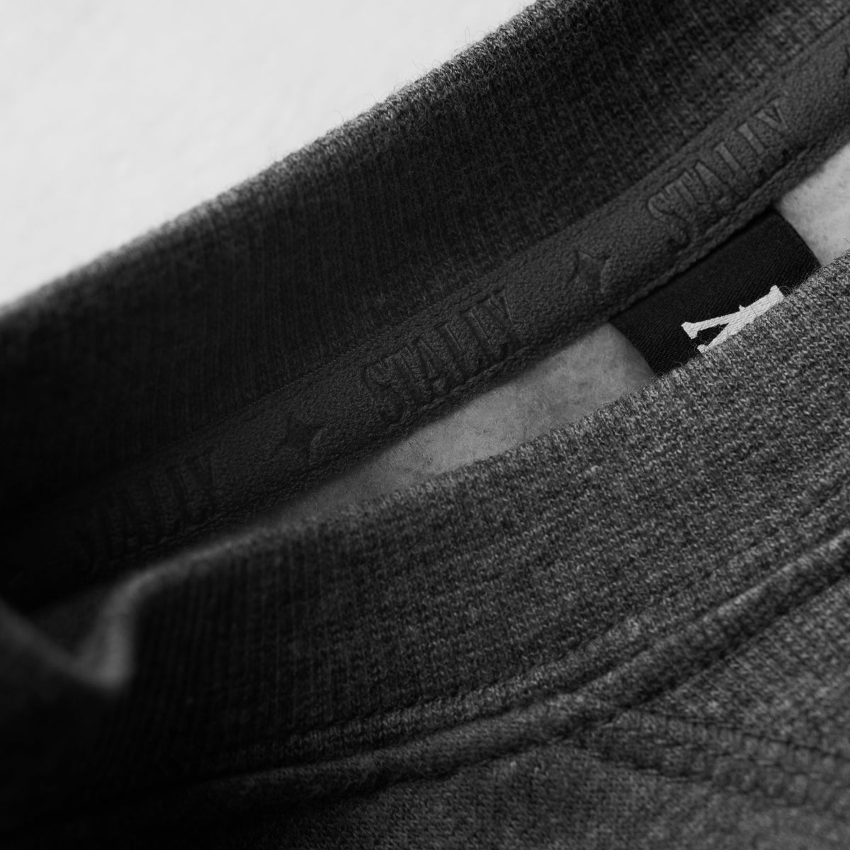 STALLY Range Womens Boxy Crew in Grey Heather