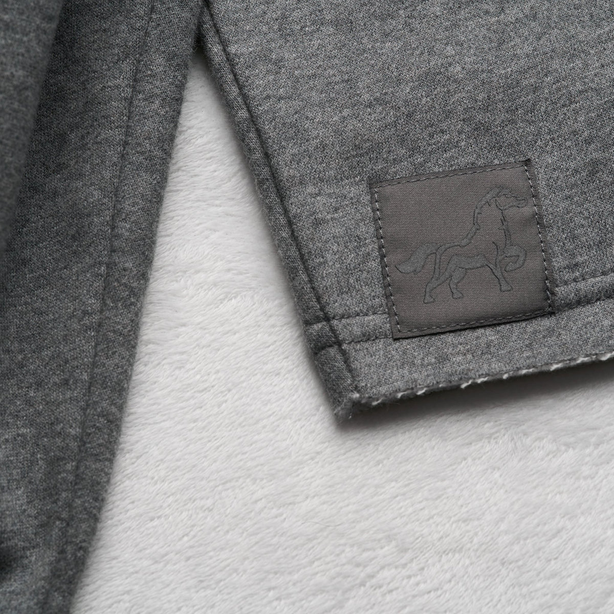 STALLY Range Womens Boxy Crew in Iron