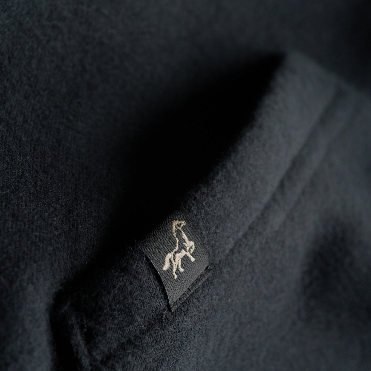 STALLY Draft Hoodie in Coal Black