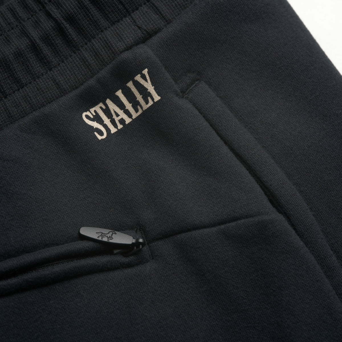STALLY Range Mens Jogger in Coal Black