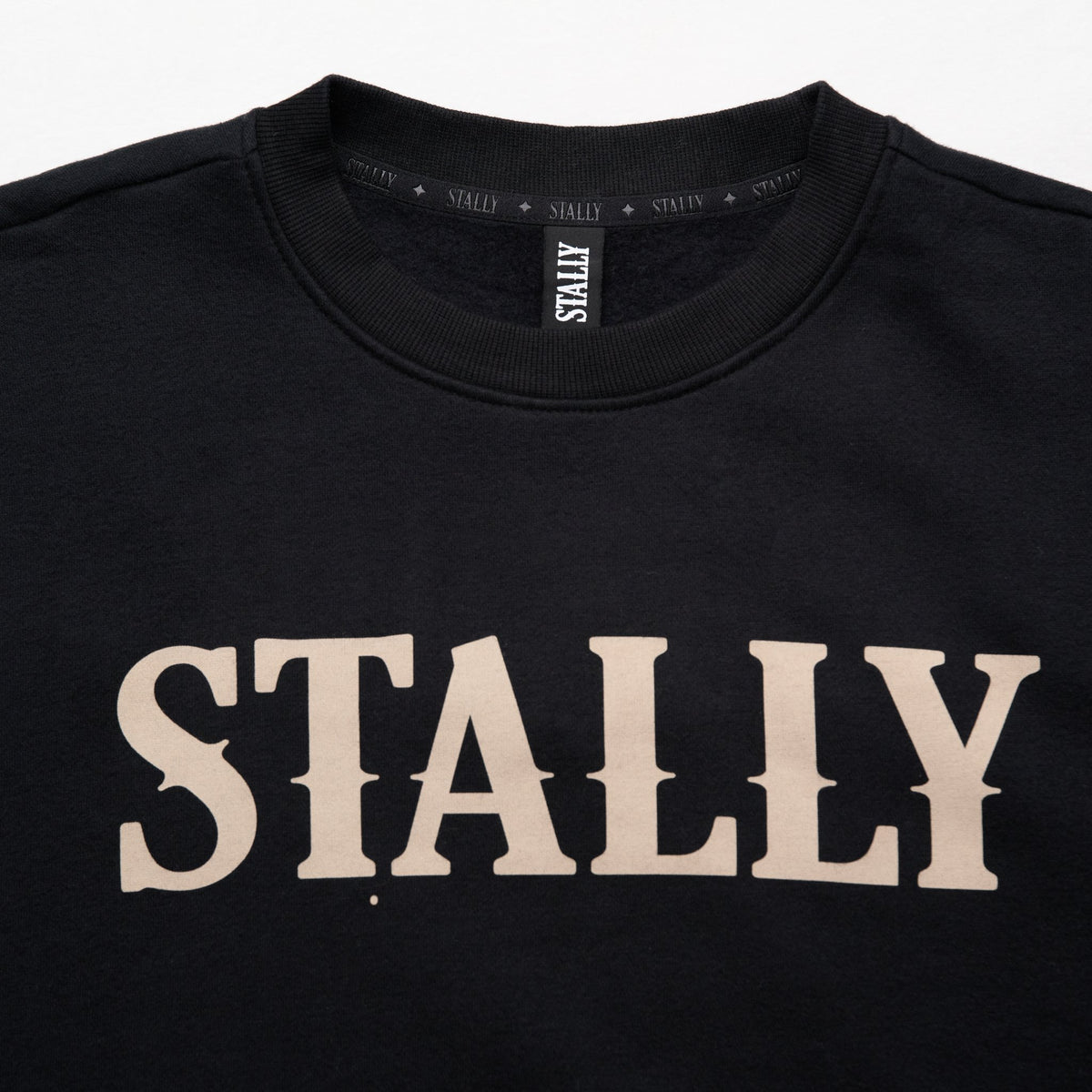 STALLY Range Mens Crew in Coal Black