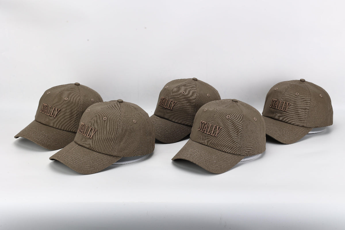 Stally Low-Profile Cap Being Worn Outdoors