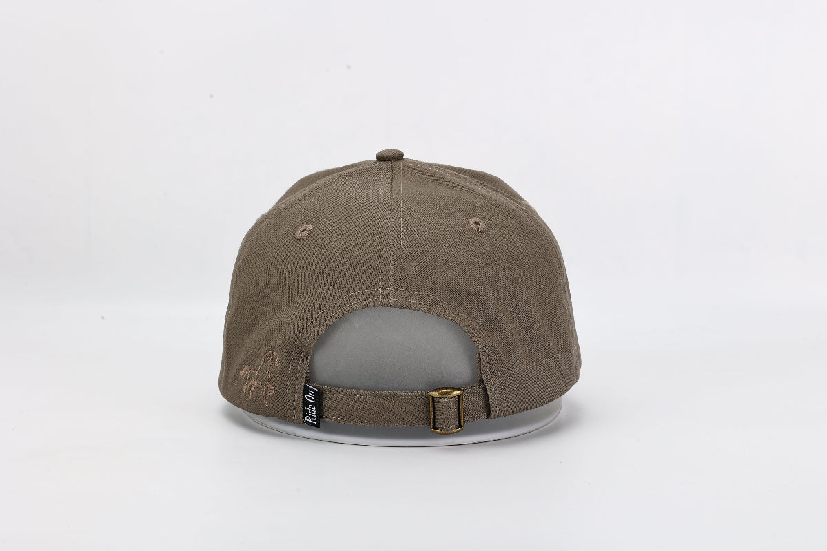 Stally Brand Heritage Dad Hat Back View with Adjustable Strap
